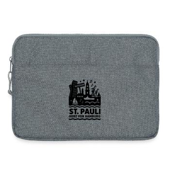 Hamburg St Pauli - Laptop bag 15" - heather grey - Front