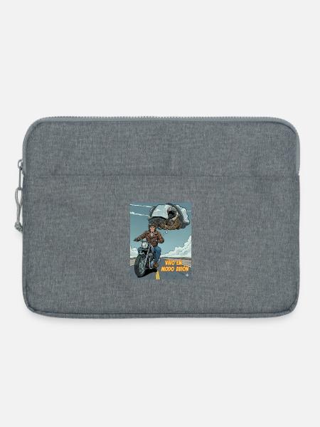 Ich lebe im Flugzeugmodus - Laptoptasche 15" - Grau meliert