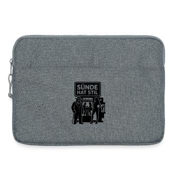 Sin Has Style Going Out Nightlife - Laptop bag 15" - heather grey - Front