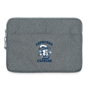Mascotte Espresso Express - Sacoche pour ordinateur portable 15 pouces - gris chiné - Devant