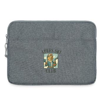  Après Ski Club Murmeltier Retro Skiurlaub - Laptoptasche 15" - Grau meliert - Vorne