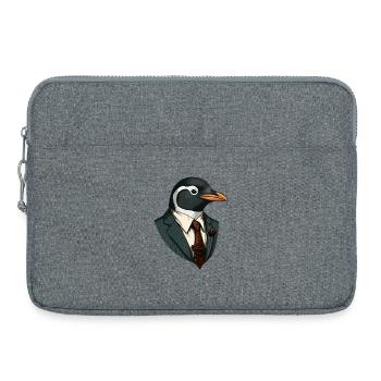 Business - Penguin - Laptop bag 15" - heather grey - Front