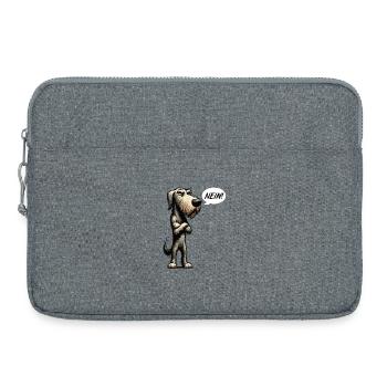 No Irish Wolfhound Wolfhound Owner - Laptop bag 15" - heather grey - Front