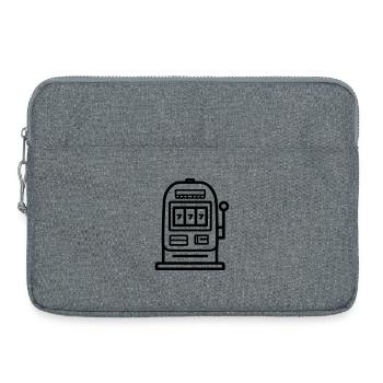 casino machine à sous  - Sacoche pour ordinateur portable 15 pouces - gris chiné - Devant