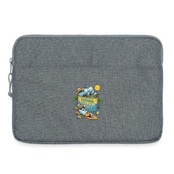 Sardine Summer - Laptoptasche 15" - Grau meliert - Vorne