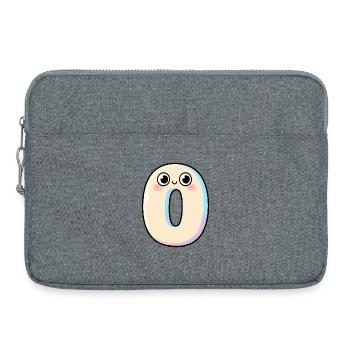 Zero Kawaii Souriant - Sacoche pour ordinateur portable 15 pouces - gris chiné - Devant