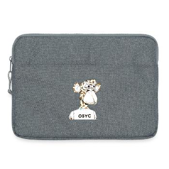 Leo Ape - Laptop bag 15" - heather grey - Front