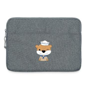 Matrosen Otter  - Laptoptasche 15" - Grau meliert - Vorne