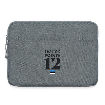 Twelve Points Eurovision Estonia - Laptop bag 15" - heather grey - Front