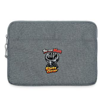 Shift Gear levier de Vitesse  - Sacoche pour ordinateur portable 15 pouces - gris chiné - Devant