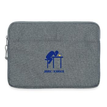 JANK A KANKA - Sacoche pour ordinateur portable 15 pouces - gris chiné - Devant
