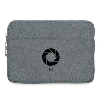 Ouverture-F8 - Sacoche pour ordinateur portable 15 pouces - gris chiné - Devant
