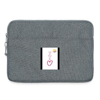 Urlaub - Laptoptasche 15" - Grau meliert - Vorne