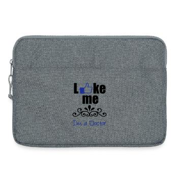 Like the Doctor - Laptop bag 15" - heather grey - Front