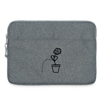 Pipinelke - Laptoptasche 15" - Grau meliert - Vorne