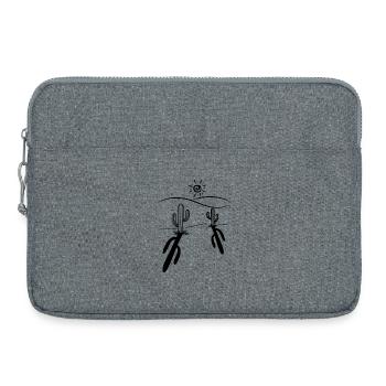 Kaktus - Laptoptasche 15" - Grau meliert - Vorne