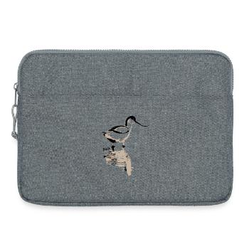 Collection Frise orientale : Sabres - Sacoche pour ordinateur portable 15 pouces - gris chiné - Devant