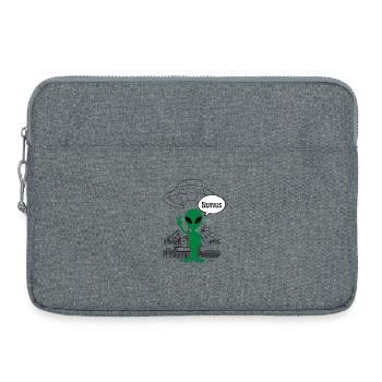 Servus Alien ART - Laptoptasche 15" - Grau meliert - Vorne