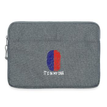 Cagliari Flagge T-Shirt Sardinien - Laptoptasche 15" - Grau meliert - Vorne