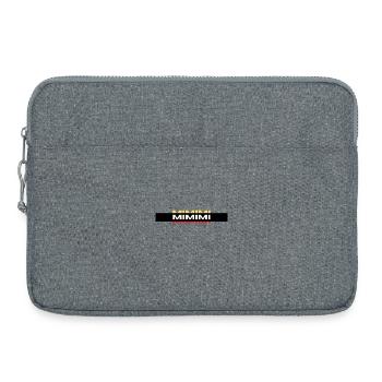 MIMIMI Tricolor Logo - Laptop bag 15" - heather grey - Front