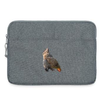 Chicken - Laptop bag 15" - heather grey - Front