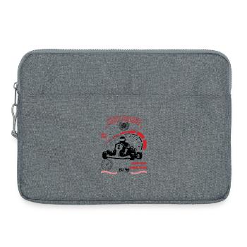 KArt Racing Speed Gauge Graphic - Laptop bag 15" - heather grey - Front