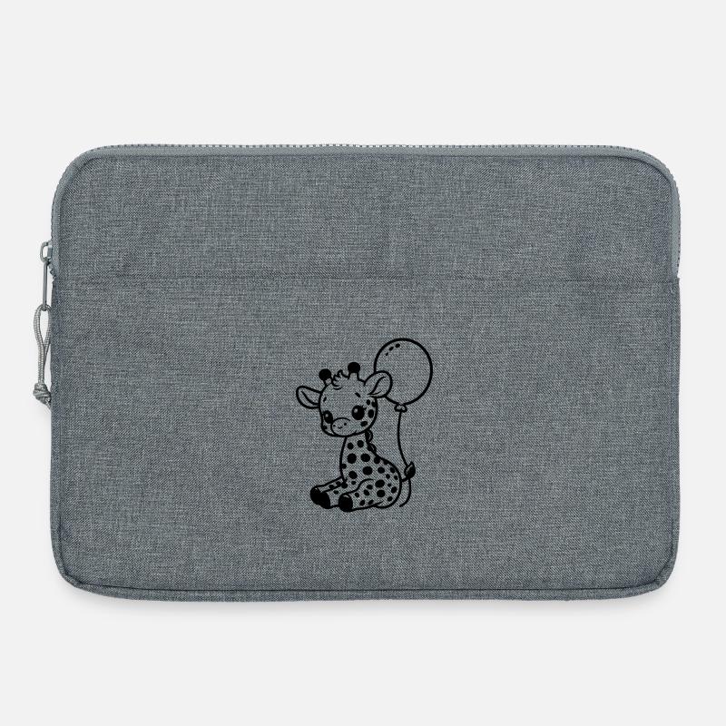 Baby Giraffe - Laptoptasche 15" - Grau meliert