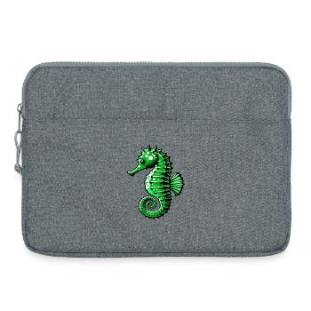 Hippocampe - Sacoche pour ordinateur portable 15 pouces - gris chiné - Devant