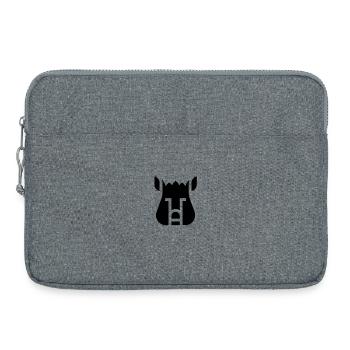 Wilder Pecari - Laptoptasche 15" - Grau meliert - Vorne