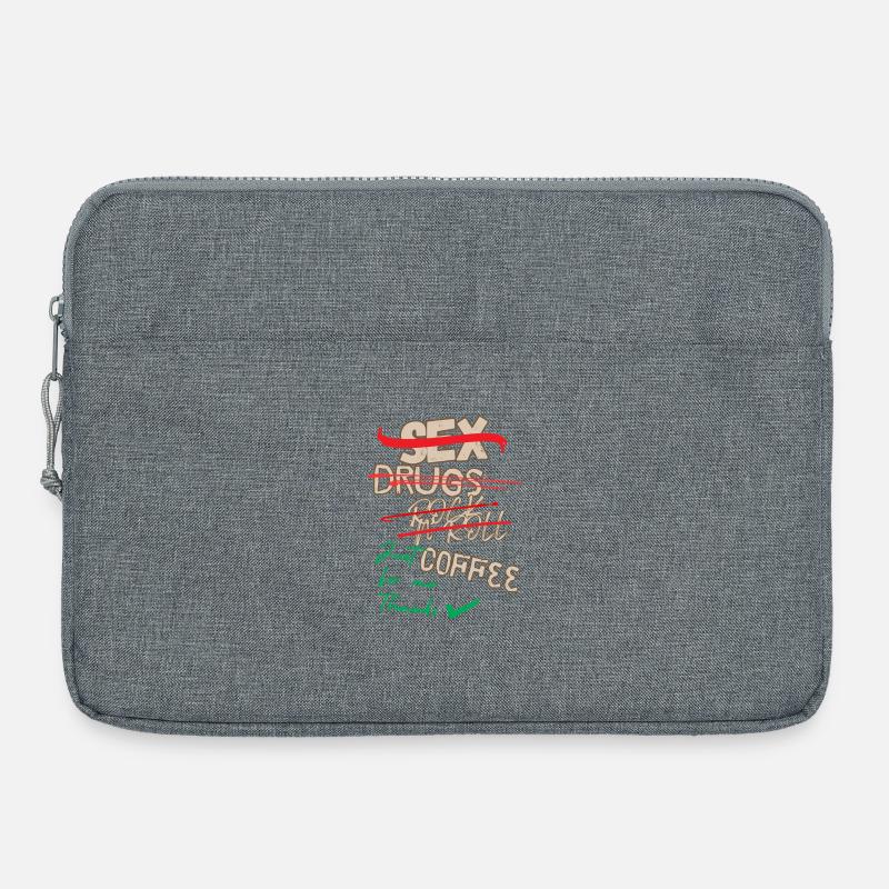 Just coffe for Me - Laptop bag 15" - heather grey