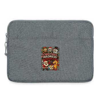 Christmas Madness Wonderland - Laptop bag 15" - heather grey - Front