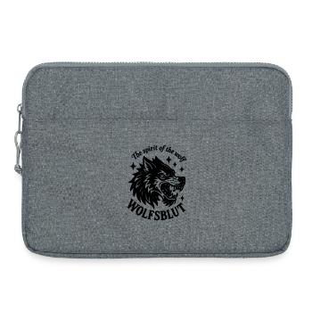 Wolfsblut wölfe Wolf Rudel Wolfspack Rudel Jagd  - Laptoptasche 15" - Grau meliert - Vorne