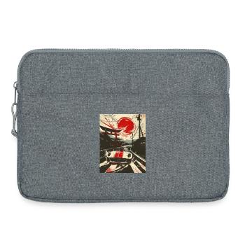 Red Sun JDM Art Road Race du Japon - Sacoche pour ordinateur portable 15 pouces - gris chiné - Devant