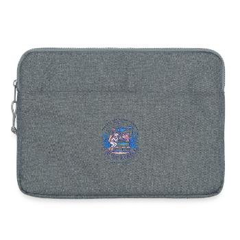 Pisces are friends - Laptop bag 15" - heather grey - Front