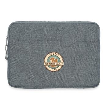 Devoted pet owner - Laptop bag 15" - heather grey - Front