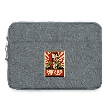 Never Decay Skelet Punk  - Laptoptasche 15" - Grau meliert - Vorne