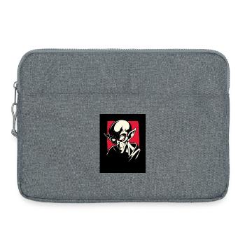 Vampire Nosferatu - Laptop bag 15" - heather grey - Front