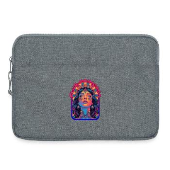 Plur Princess Psychedelic Kandi Festival - Laptoptasche 15" - Grau meliert - Vorne