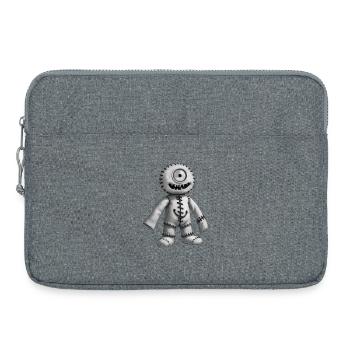 MONSTER DOLL #2 [Black & White] - Laptop bag 15" - heather grey - Front