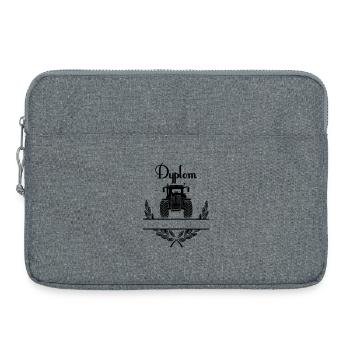 Dyplom Tractor – Namespace - Laptop bag 15" - heather grey - Front