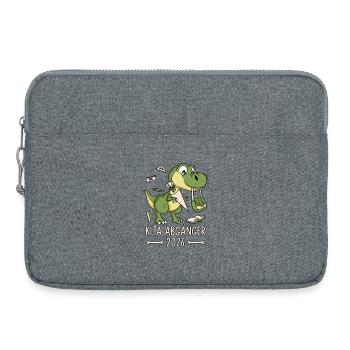 Diplômé de la garderie Dinosaure 2026 - Sacoche pour ordinateur portable 15 pouces - gris chiné - Devant