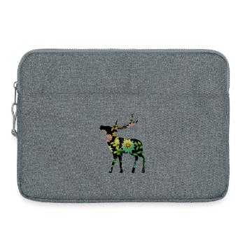 Deer - Laptop bag 15" - heather grey - Front