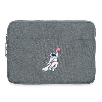 Cosmic Hoop-Astronaut - Laptoptasche 15" - Grau meliert - Vorne