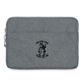 You Can Leave Your Cat On – Lustig - Laptoptasche 15" - Grau meliert - Vorne