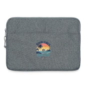 Vibes High Tides Sonnenuntergang - Laptoptasche 15" - Grau meliert - Vorne