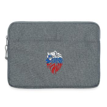 Slowenien – Slowenien – Tiger-Flaggen - Laptoptasche 15" - Grau meliert - Vorne