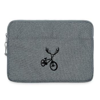BMX sauvage - Sacoche pour ordinateur portable 15 pouces - gris chiné - Devant