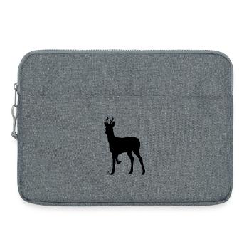 Rehbock - Laptoptasche 15" - Grau meliert - Vorne