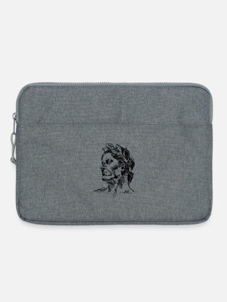 JULIUS DRAWING von Chris Detection - Laptoptasche 15" - Grau meliert