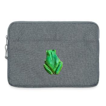 I am a frog, Madame - Laptop bag 15" - heather grey - Front